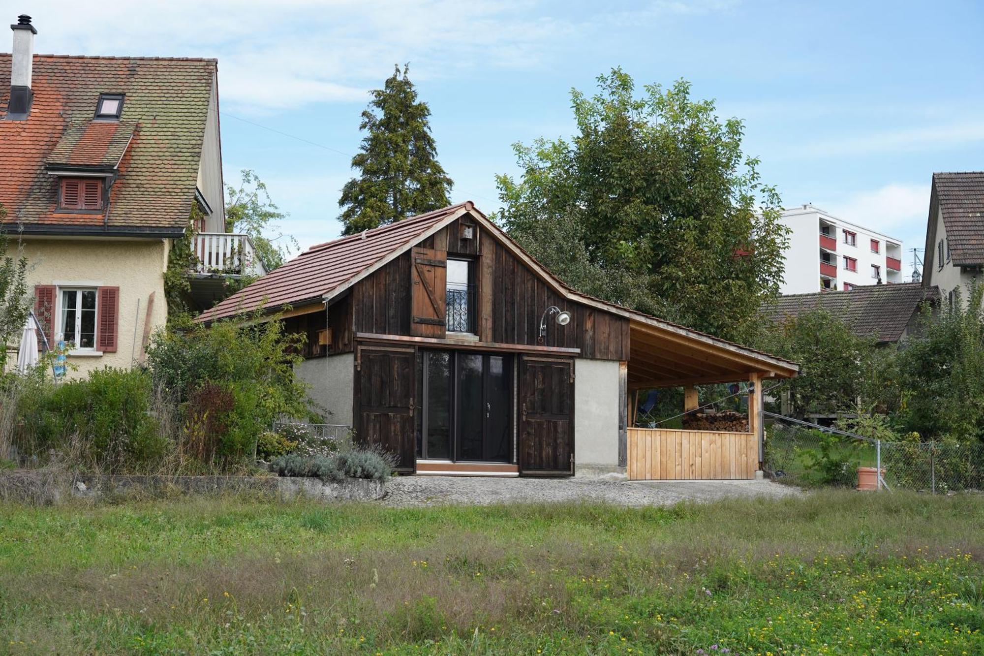 Tiny House Chez Claudine - Relaxen, Workspace, Naehe Thermen, Netflix, Free Parking & Wifi Brugg  Eksteriør bilde