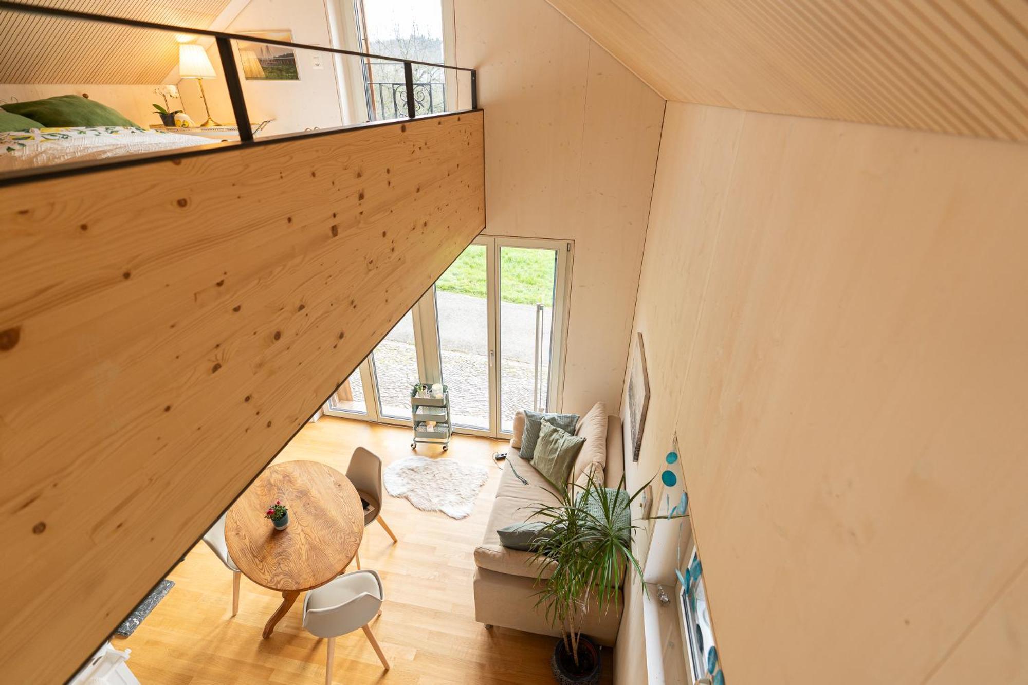 Tiny House Chez Claudine - Relaxen, Workspace, Naehe Thermen, Netflix, Free Parking & Wifi Brugg  Eksteriør bilde