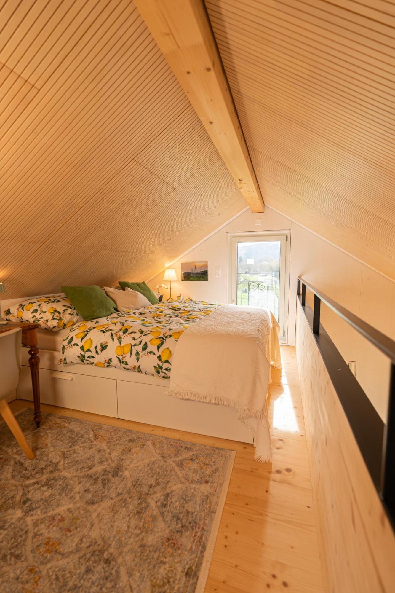 Tiny House Chez Claudine - Relaxen, Workspace, Naehe Thermen, Netflix, Free Parking & Wifi Brugg  Eksteriør bilde