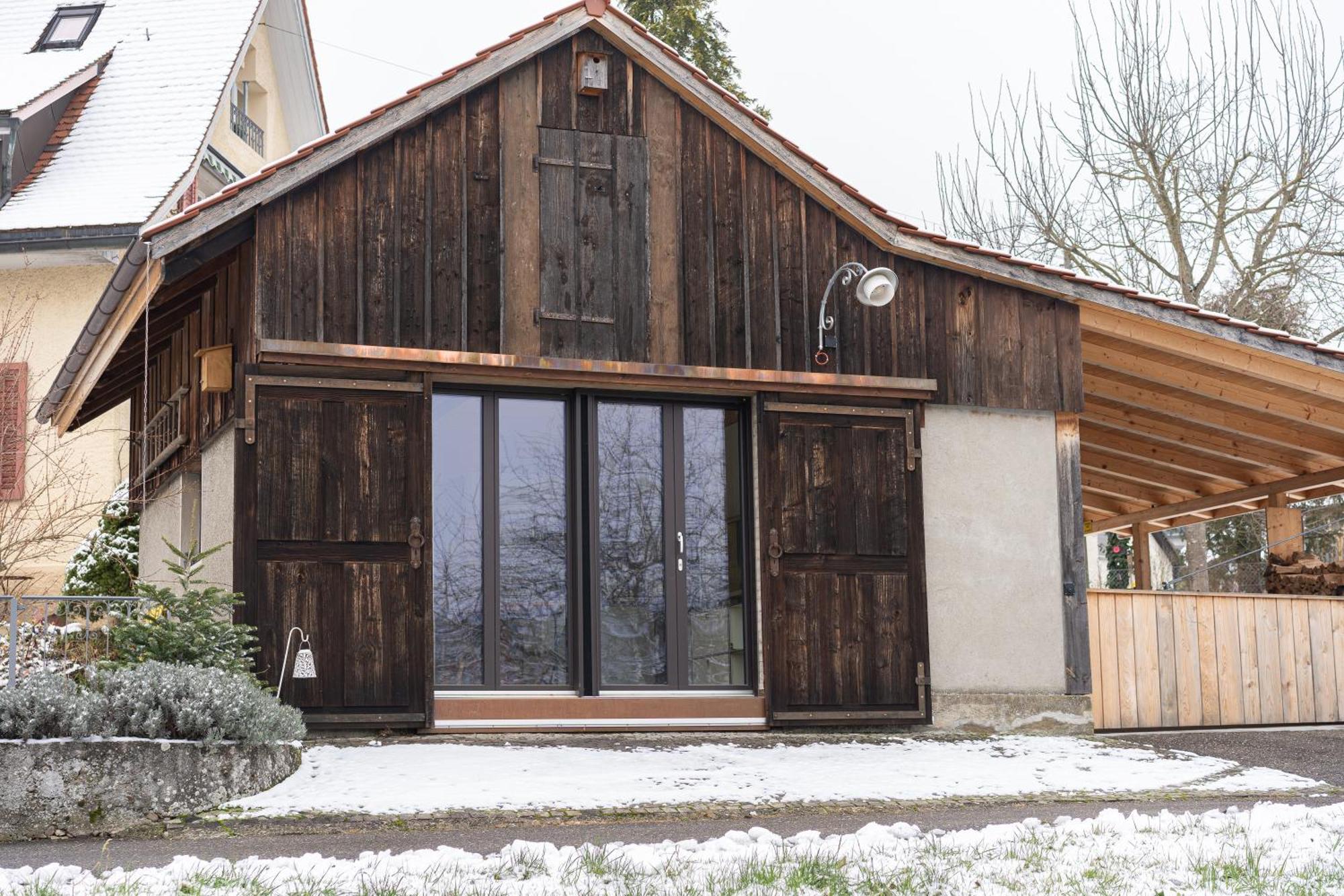 Tiny House Chez Claudine - Relaxen, Workspace, Naehe Thermen, Netflix, Free Parking & Wifi Brugg  Eksteriør bilde